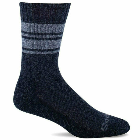 Sockwell Mens At Ease Relaxed Fit Crew Socks  -  Medium/Large / Denim