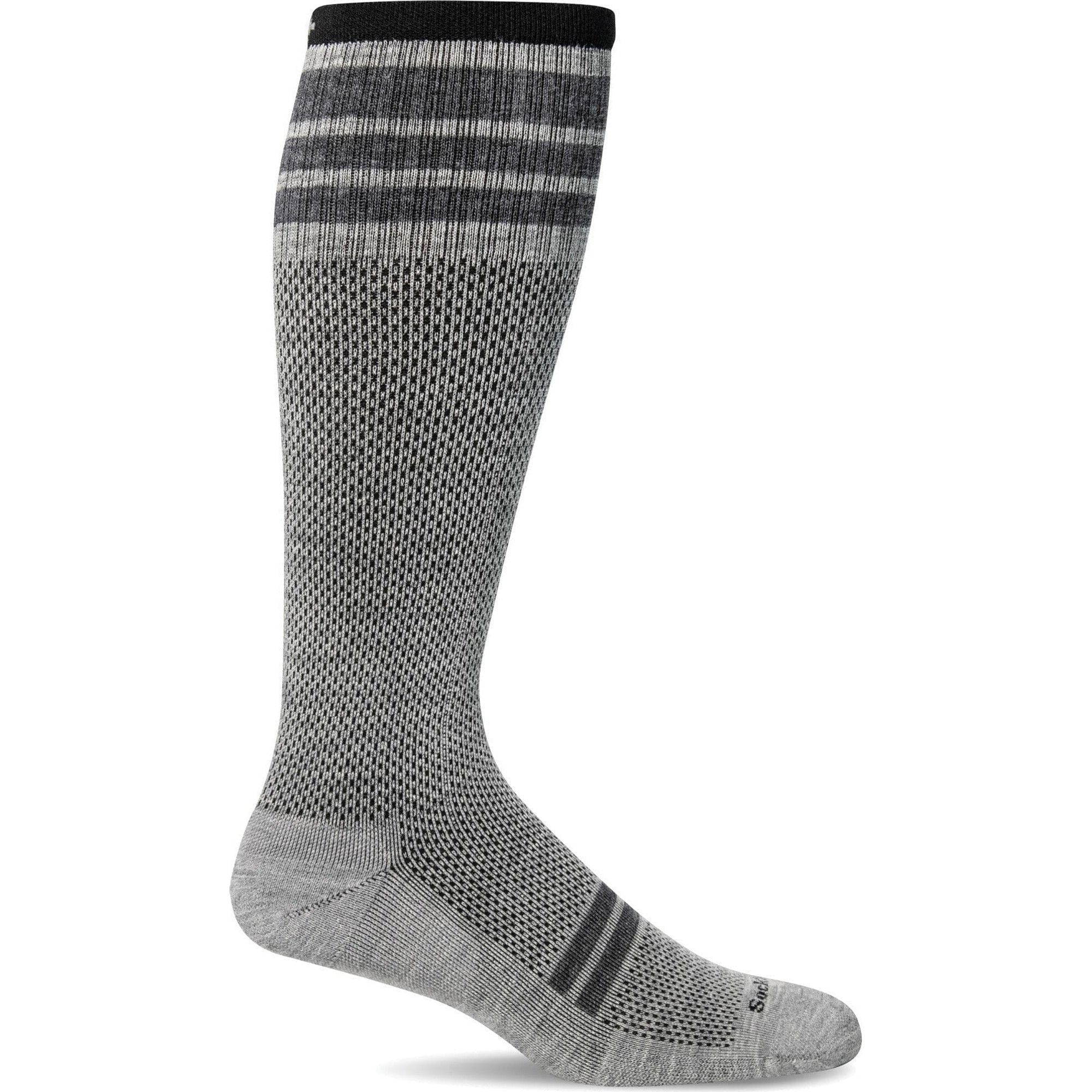 Sockwell Mens Speedway Firm Compression Socks  -  Medium/Large / Light Gray