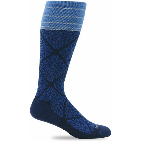 Sockwell Womens The Raj Firm Compression Socks  -  Small/Medium / Navy