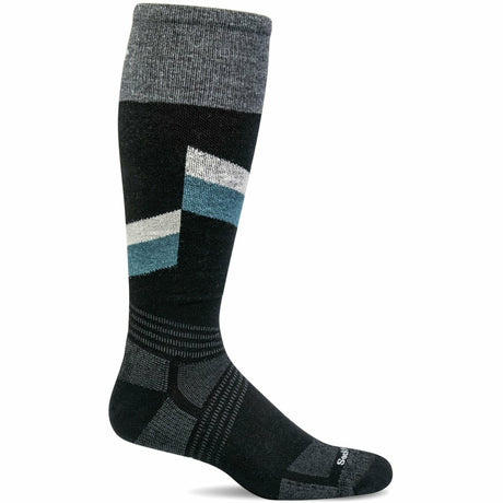 Sockwell Mens Steep Medium Moderate Compression Socks  -  Medium/Large / Black