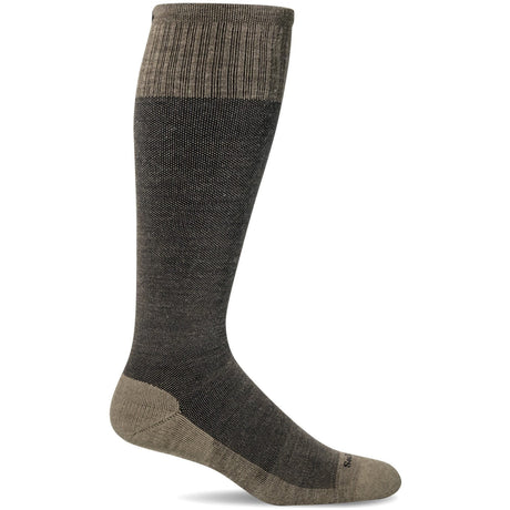 Sockwell Mens The Basic Moderate Compression OTC Socks  -  Medium/Large / Khaki