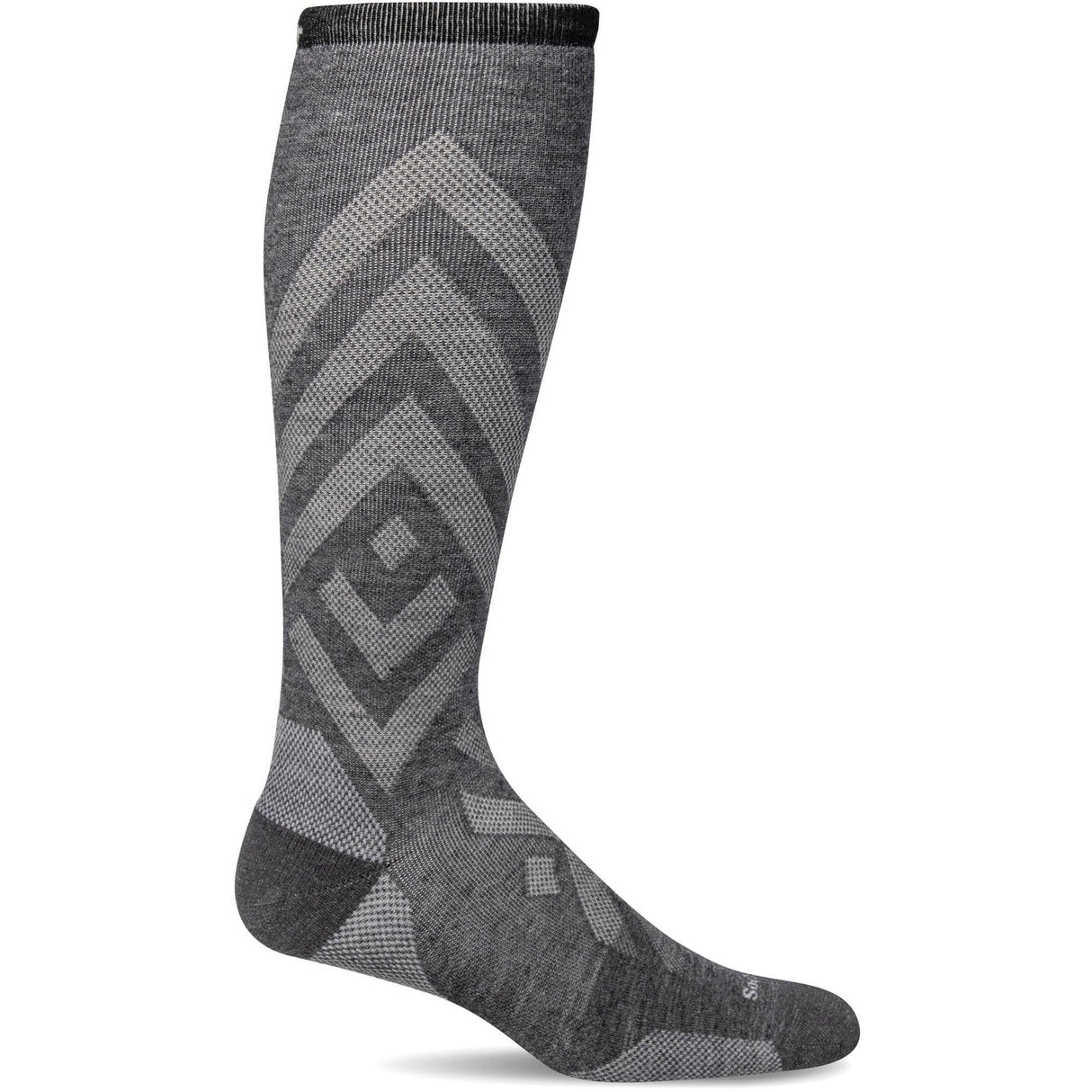 Sockwell Mens Surge Firm Compression Socks  -  Medium/Large / Charcoal
