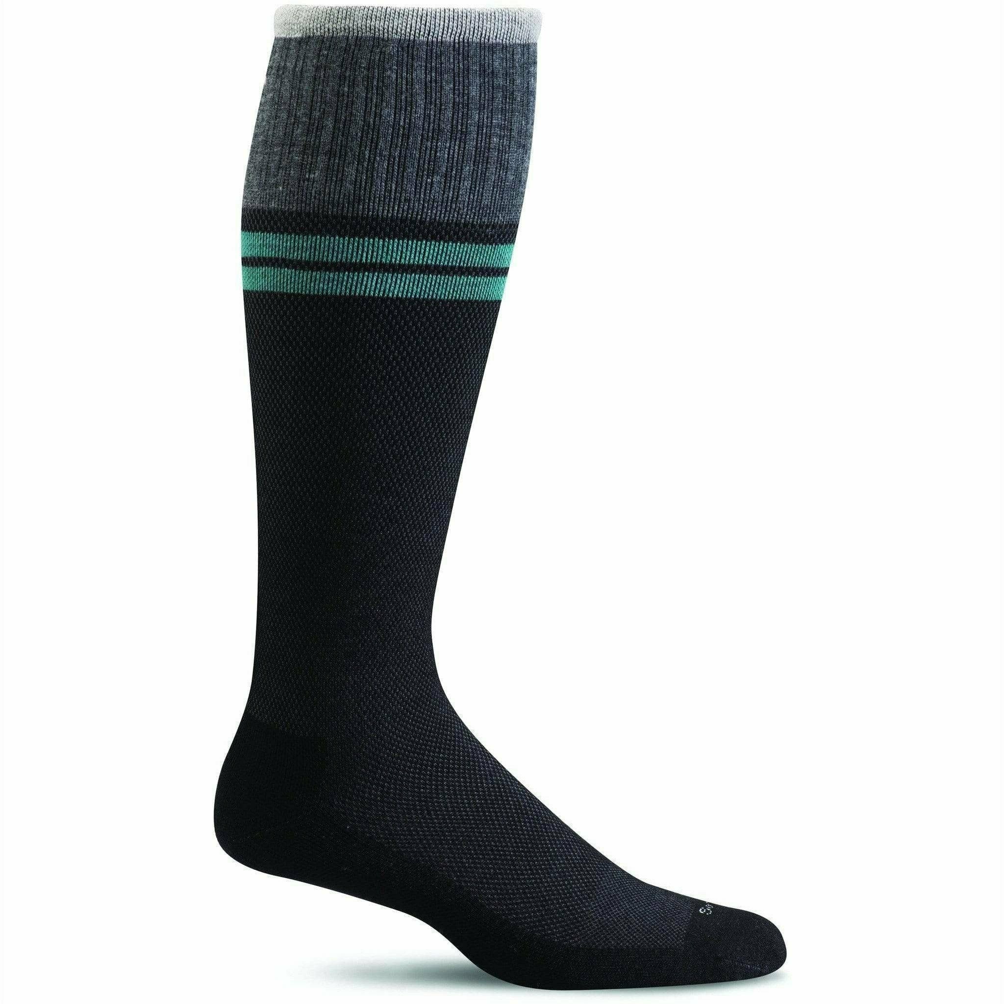 Sockwell Mens Sportster Moderate Compression Socks  -  Medium/Large / Black