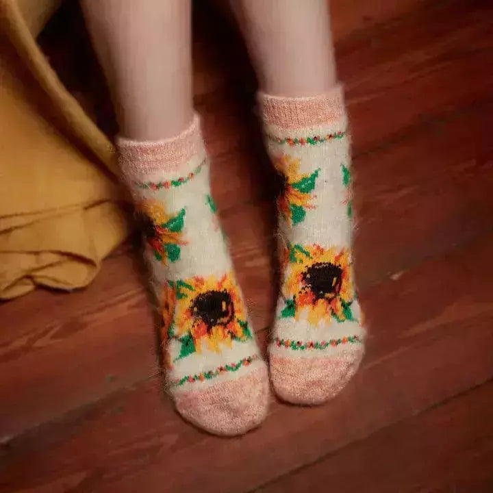 Siberia Spirit Winter Sunshine Crew Socks  -