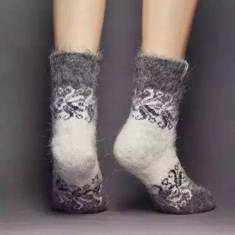 Siberia Spirit Frosted Swirls Crew Socks  - 