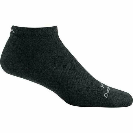 Darn Tough No Show Lightweight Tactical Socks with No Cushion  -  X-Small / Black