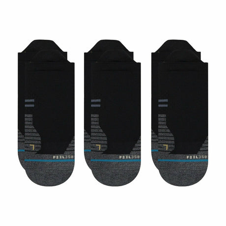 Stance Run Light 3-Pack Socks  -  Small / Black