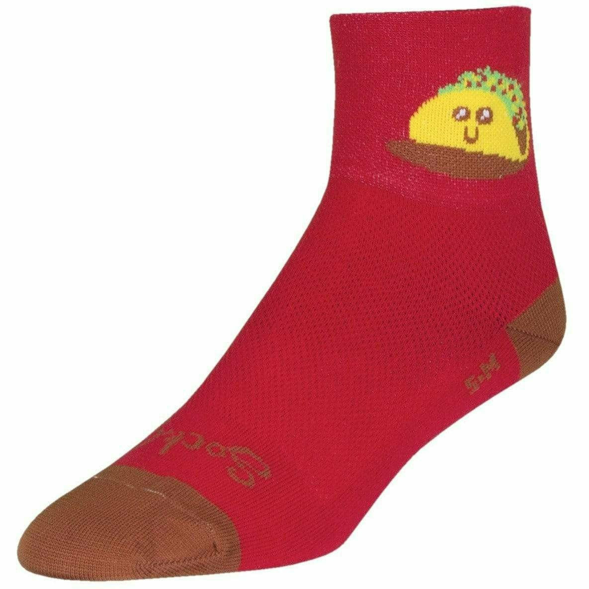 SockGuy Taco Therapy Classic 3 Inch Crew Socks  -