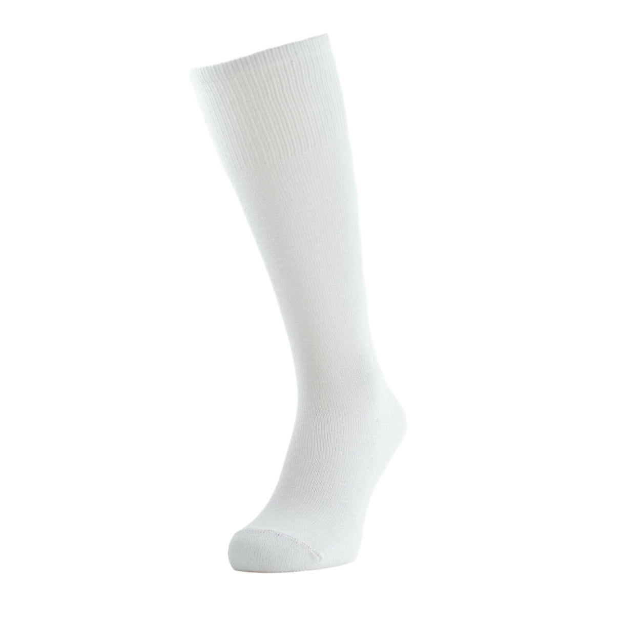Thorlo Western Boot Light Cushion Over-Calf Socks  -  Medium / White