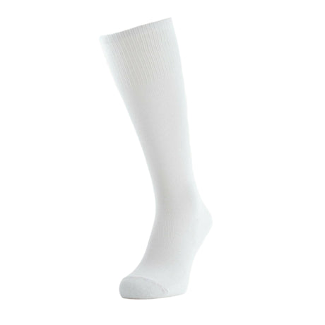 Thorlo Western Boot Light Cushion Over-Calf Socks  -  Medium / White