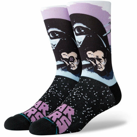 Stance Star Wars Darth Vader Crew Socks  -  Medium / Purple
