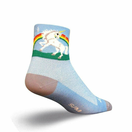 SockGuy Unicorn Classic 3 Inch Crew Socks  -  Small/Medium