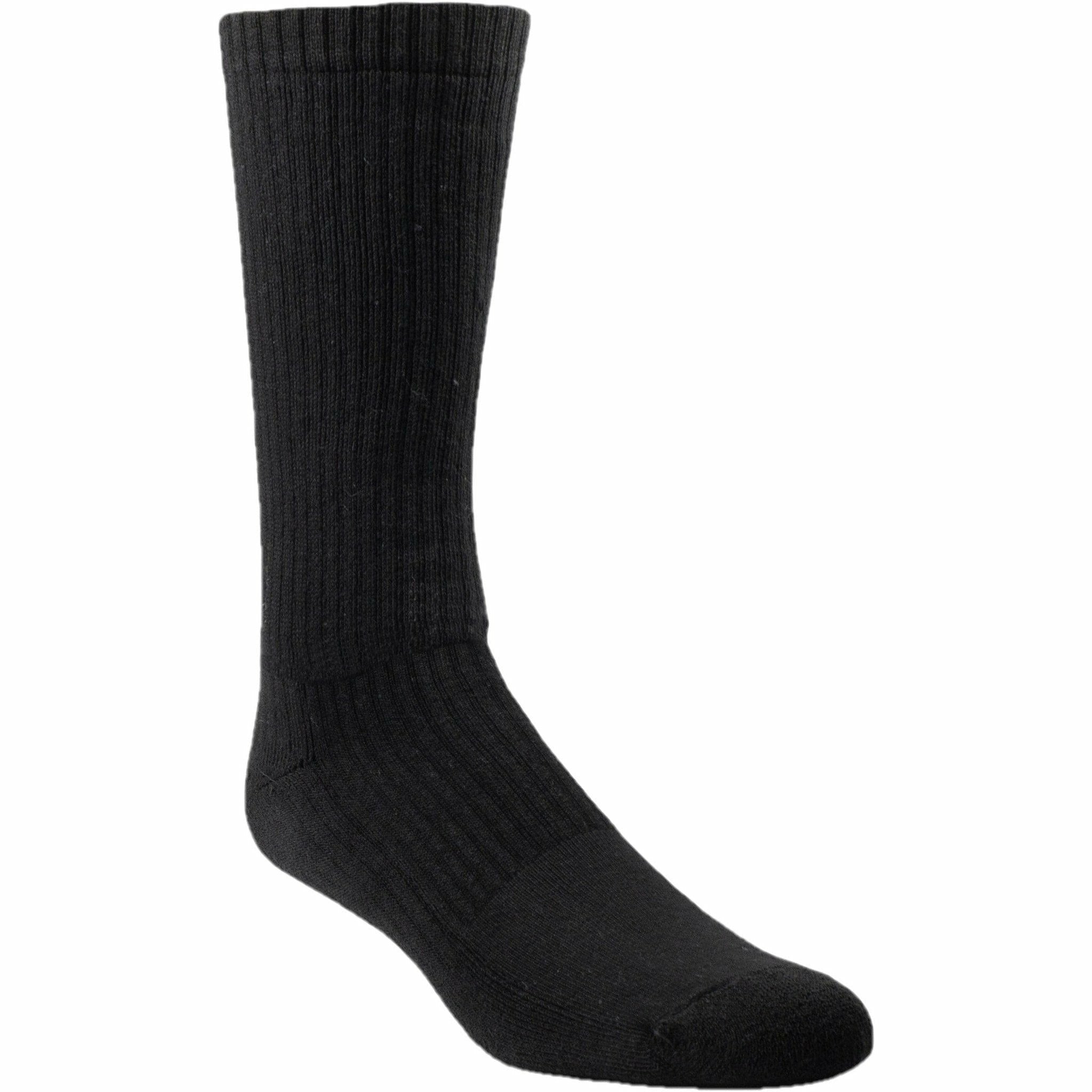 Ariat Cotton Mid-Calf 3-Pack Socks  -  Medium / Black