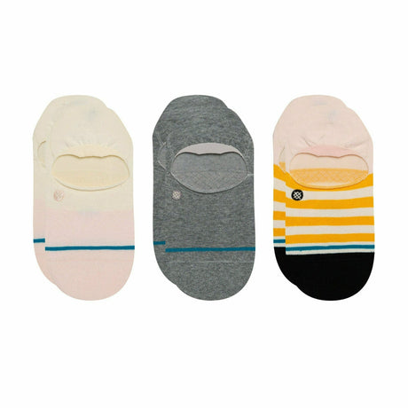 Stance Absolute 3-Pack Socks  -  Small / Pink