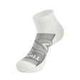 Thorlo 12-Hour Shift Work Mini-Crew Socks  -  Medium / White/Gray