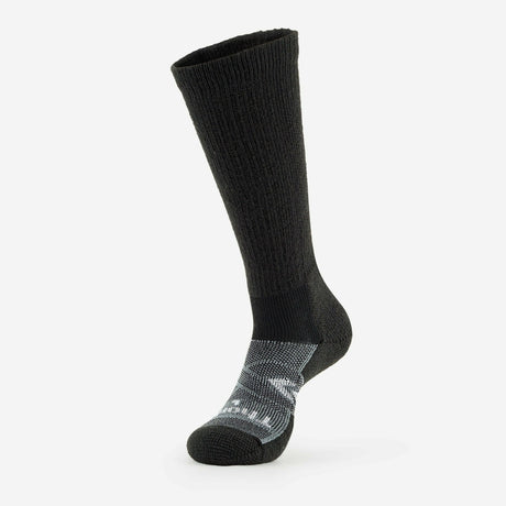 Thorlo 12-Hour Shift Work Over-the-Calf Socks  -  Large / Black/Gray