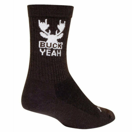 SockGuy Buck Yeah Wool Crew Socks  -  Small/Medium
