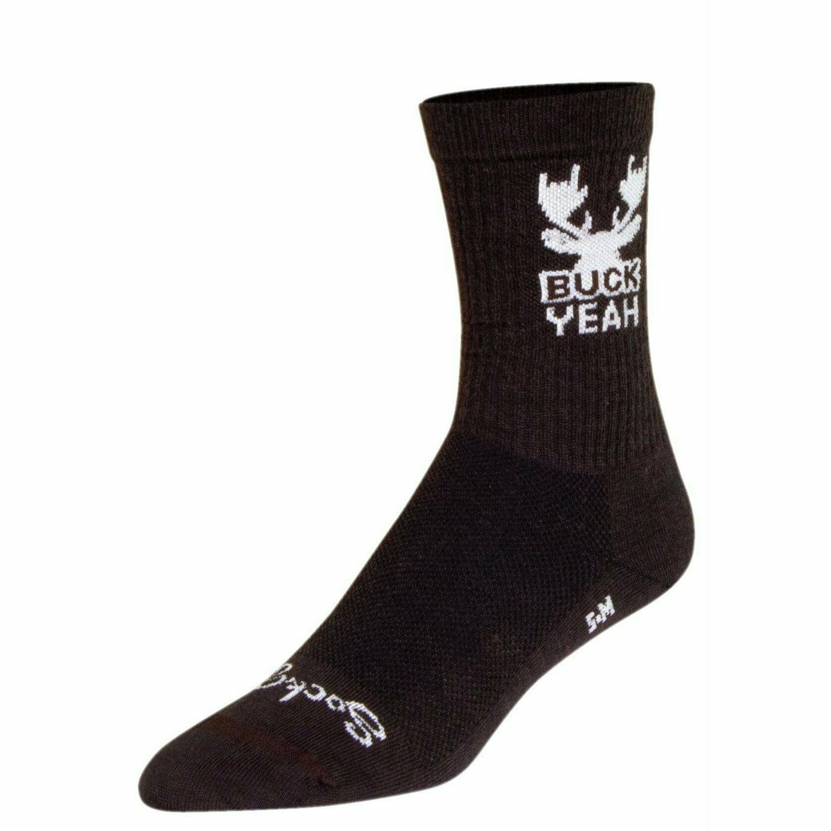 SockGuy Buck Yeah Turbo Wool Crew Socks  -