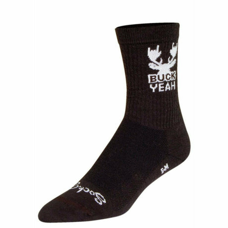 SockGuy Buck Yeah Turbo Wool Crew Socks  -