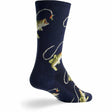 SockGuy Fish-On Turbo Wool Crew Socks  -  Small/Medium