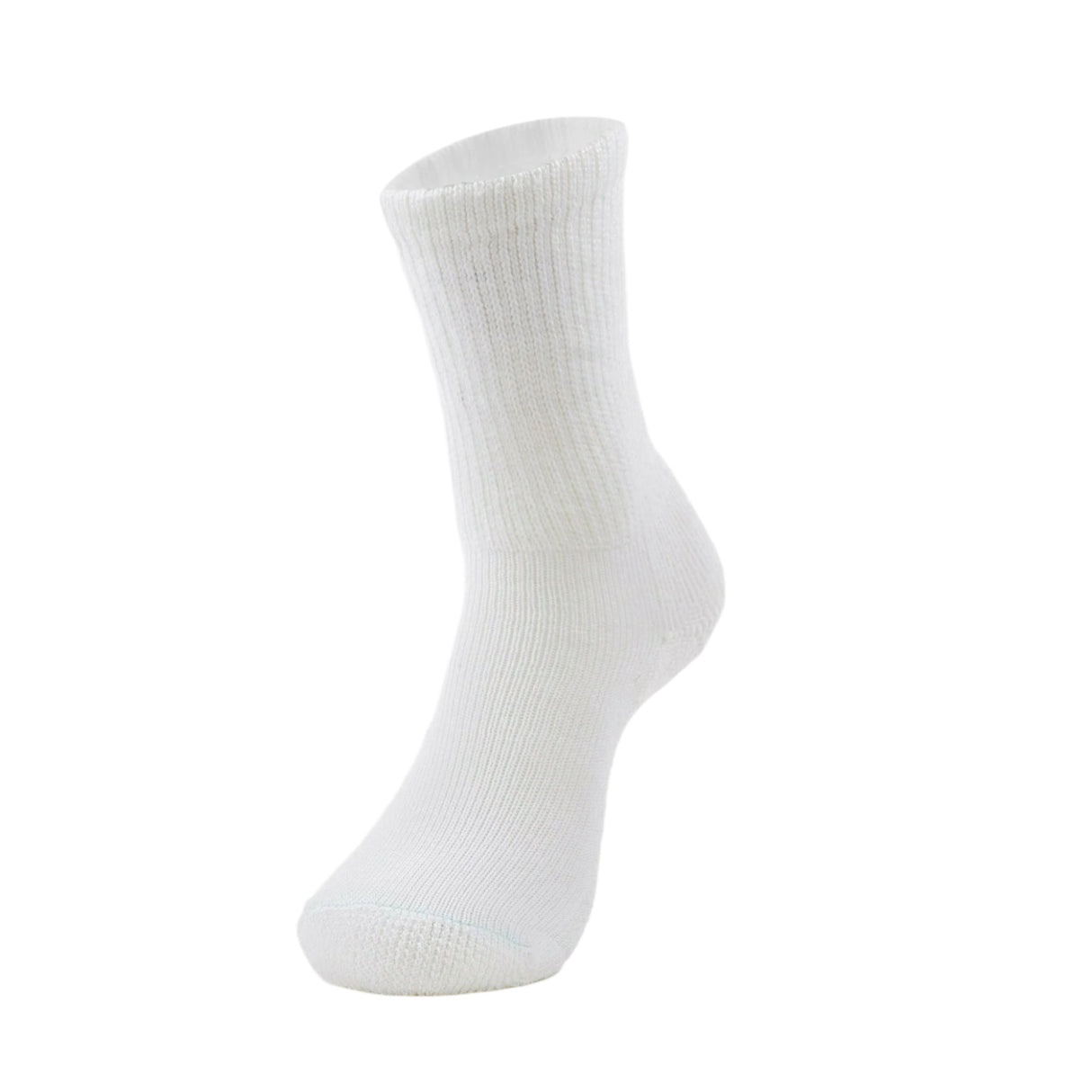 Thorlo Work Moderate Cushion Crew Socks  -  Medium / White