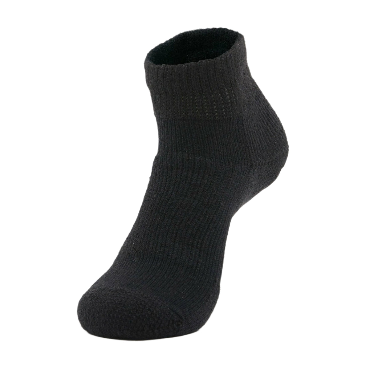 Thorlo Walking Moderate Cushion Mini-Crew Socks  -  Medium / Black