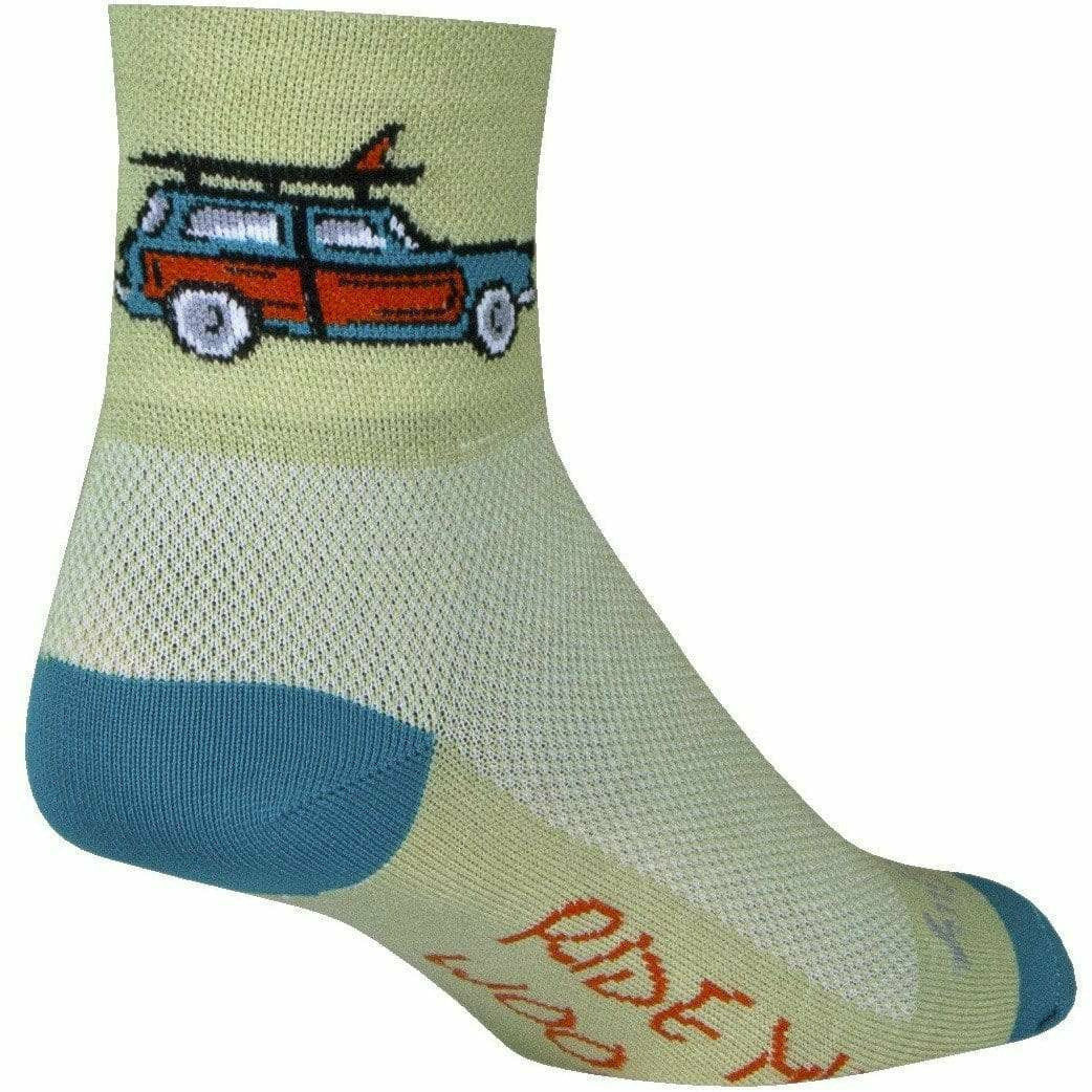 SockGuy Woody Classic 3 Inch Crew Socks  -  Large/X-Large