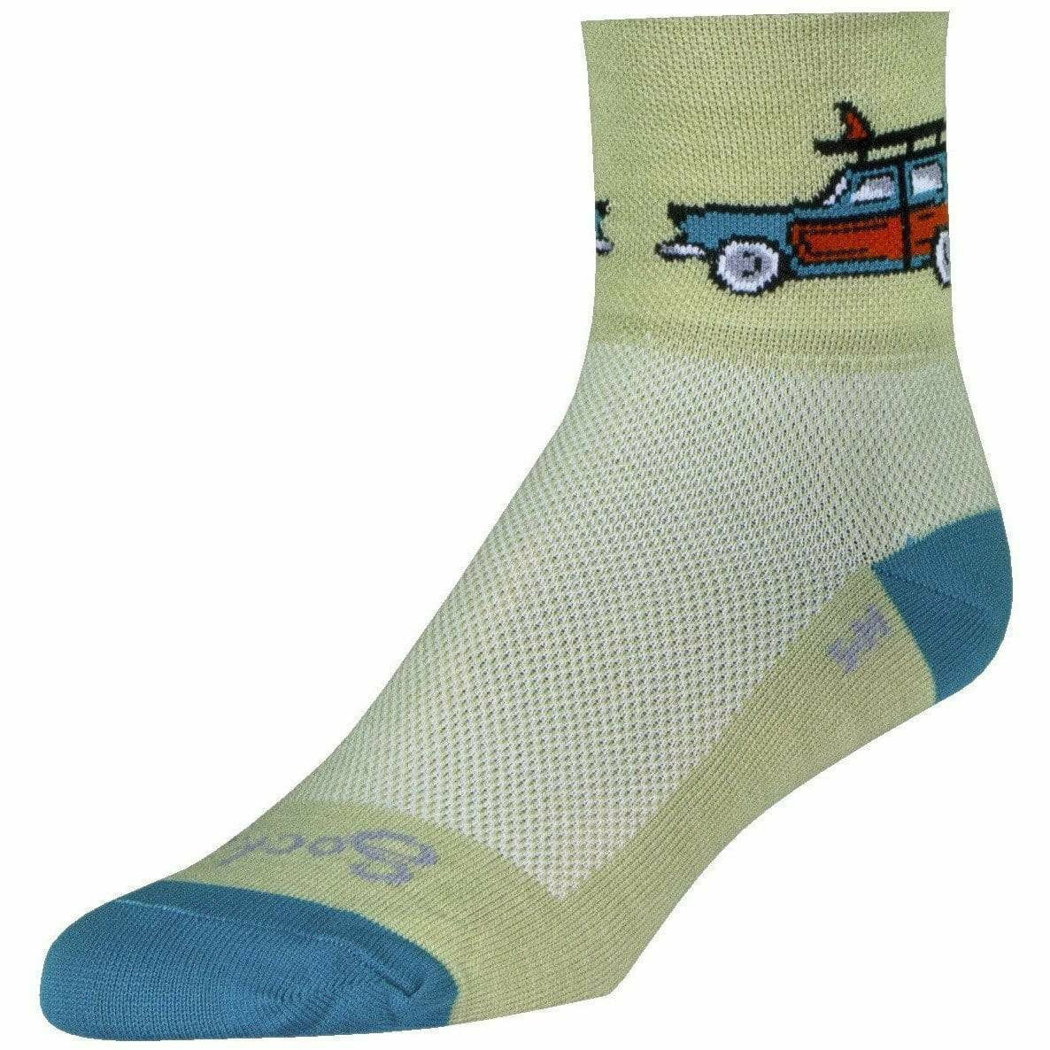 SockGuy Woody Classic 3 Inch Crew Socks  -  Large/X-Large