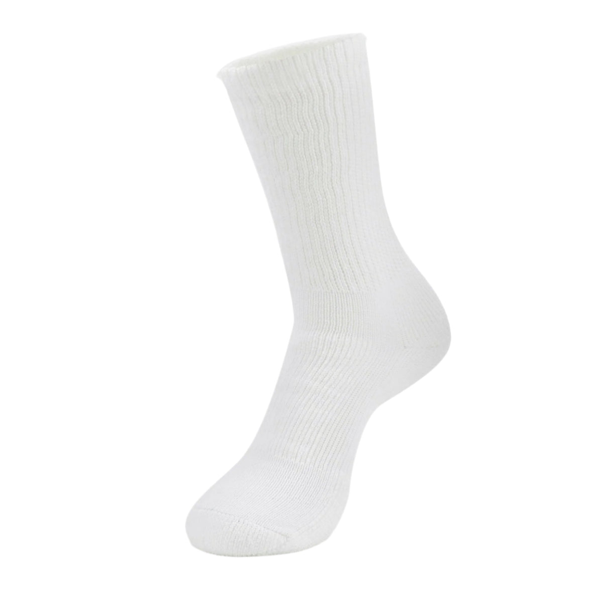 Thorlo Walking Moderate Cushion Crew Socks  -  Small / White
