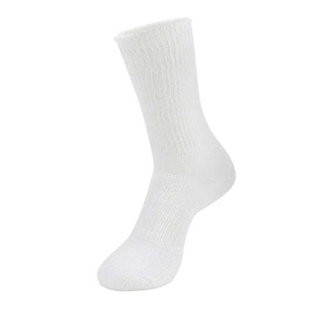 Thorlo Walking Moderate Cushion Crew Socks  -  Small / White