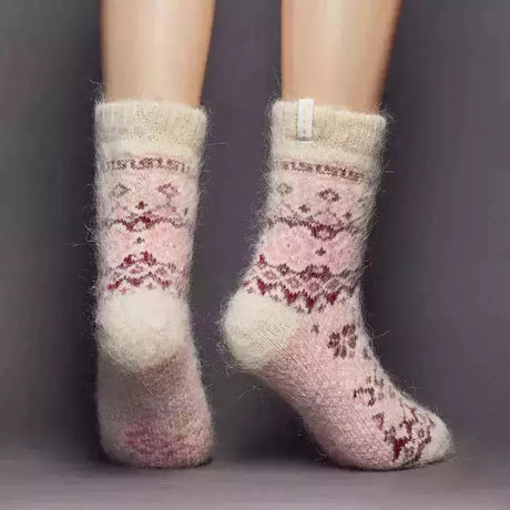 Siberia Spirit Cranberry Delight Crew Socks  -