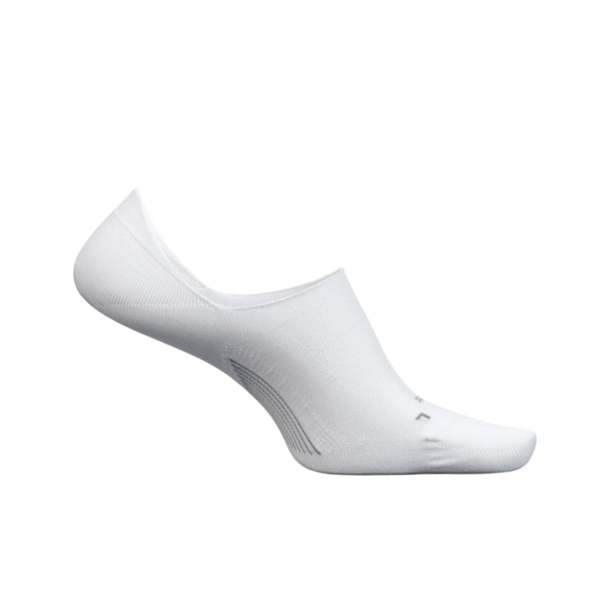 Feetures Elite Ultra Light Invisible Socks  -  Small / White