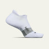 Feetures Merino 10 Ultra Light No Show Tab Socks  -  Small / White