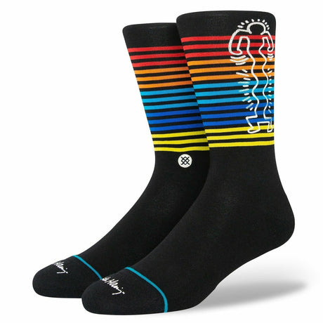 Stance Wiggles Crew Socks  -  Medium / Black