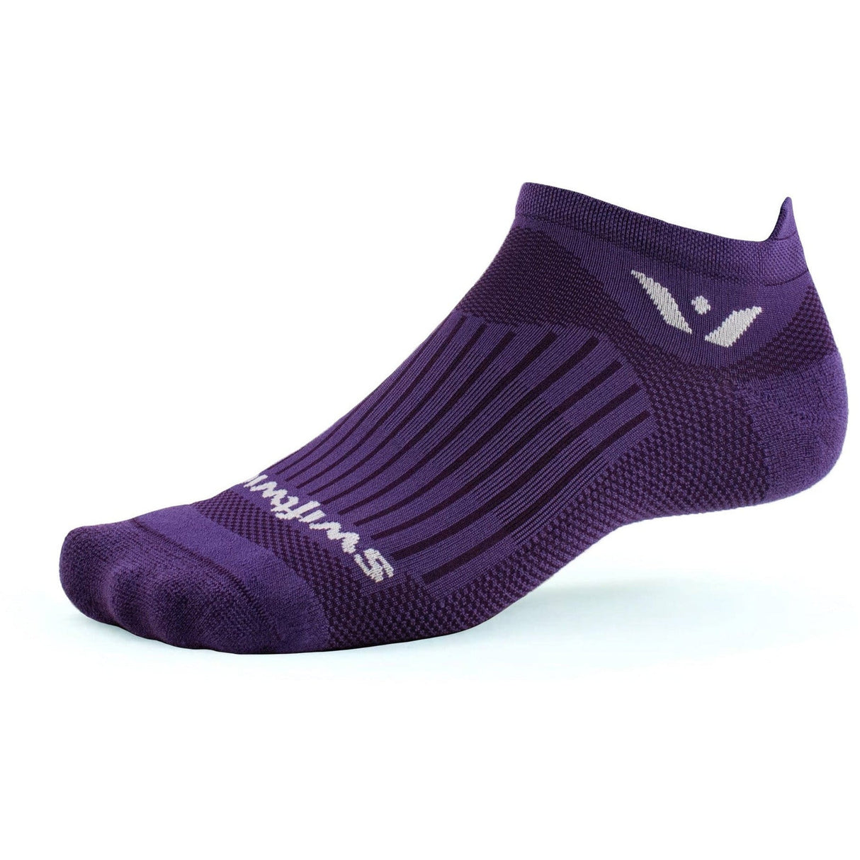 Swiftwick Aspire Zero Tab Socks  -  Large / Raisin