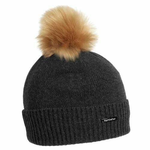 Turtle Fur Lambswool Sara-Jane Beanie - One Size Fits Most / Black