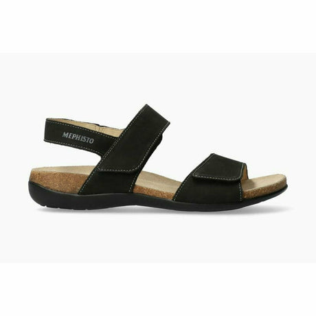 Mephisto Womens Agave Sandals  -  6 / Black
