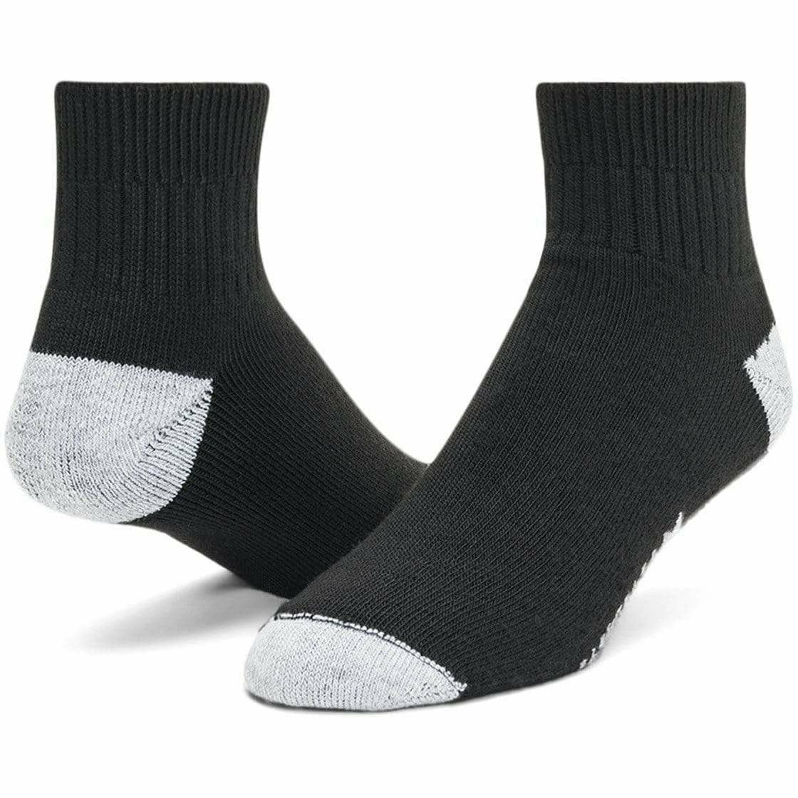 Wigwam Diabetic Sport Quarter Midweight Socks  -  Medium / Black