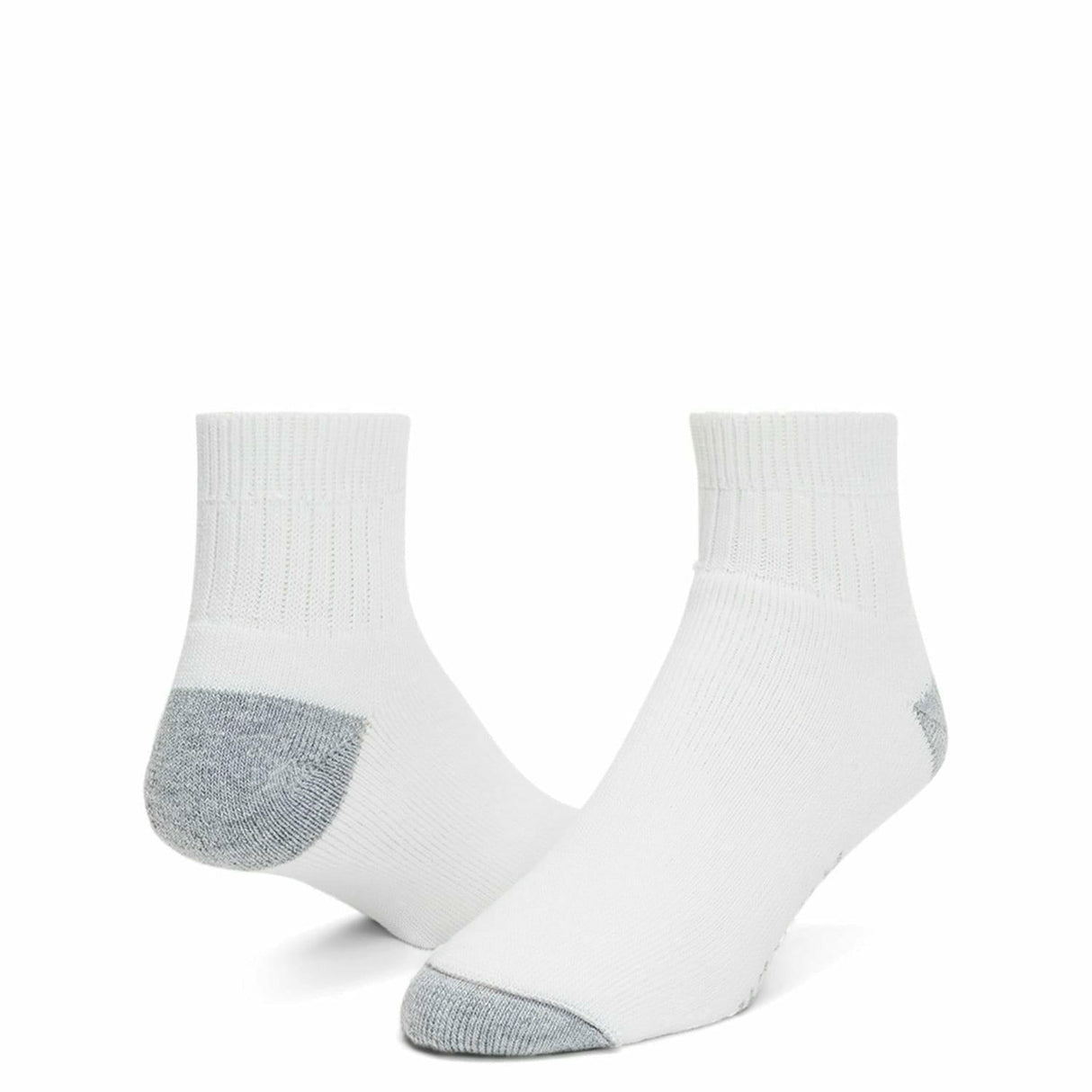 Wigwam Diabetic Sport Quarter Midweight Socks  -  Medium / White