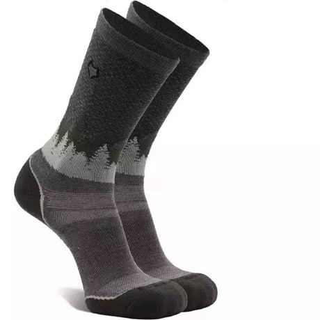 Fox River Decorah Midweight Crew Socks  -  Medium / Gray/Black