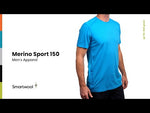 Smartwool Mens Merino Sport Long-Sleeve 1/4 Zip