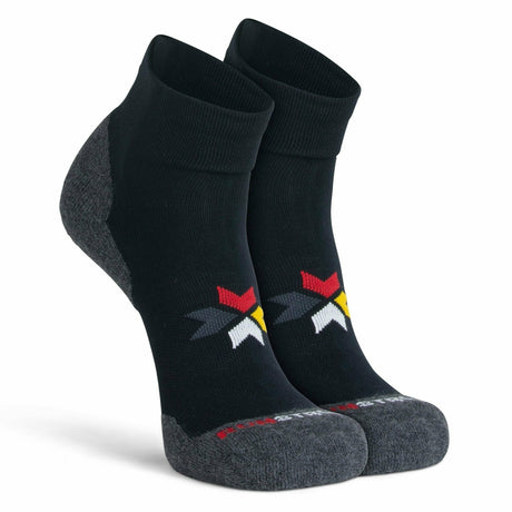 Fox River Inyanka Medium Weight Quarter Crew Socks  -  Small / Black