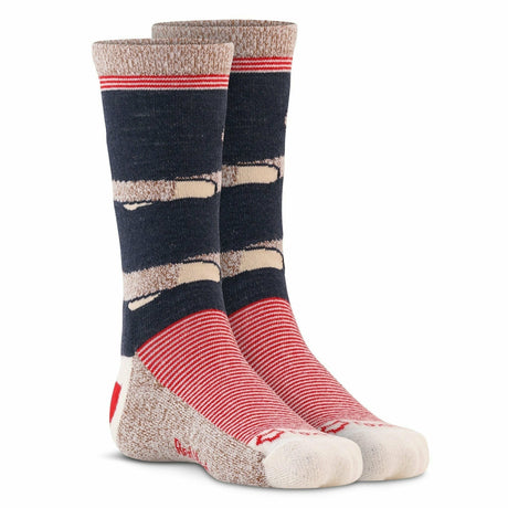 Fox River Kids Monkey Hugs Crew Socks  -  Small / Navy