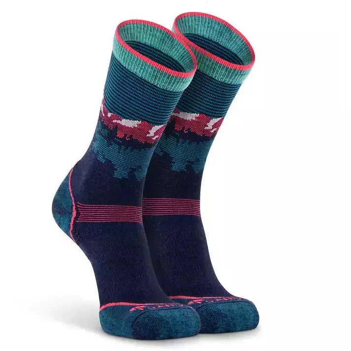 Fox River Womens Krakatoa Lightweight Hiking Crew Socks - Medium / Navy