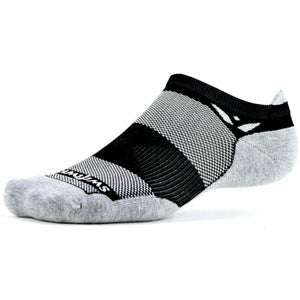 Swiftwick Maxus Zero No Show Tab Socks  -  Small / Black