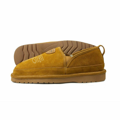 Ariat Mens Lasso Square Toe Slippers  -  14 / Chestnut