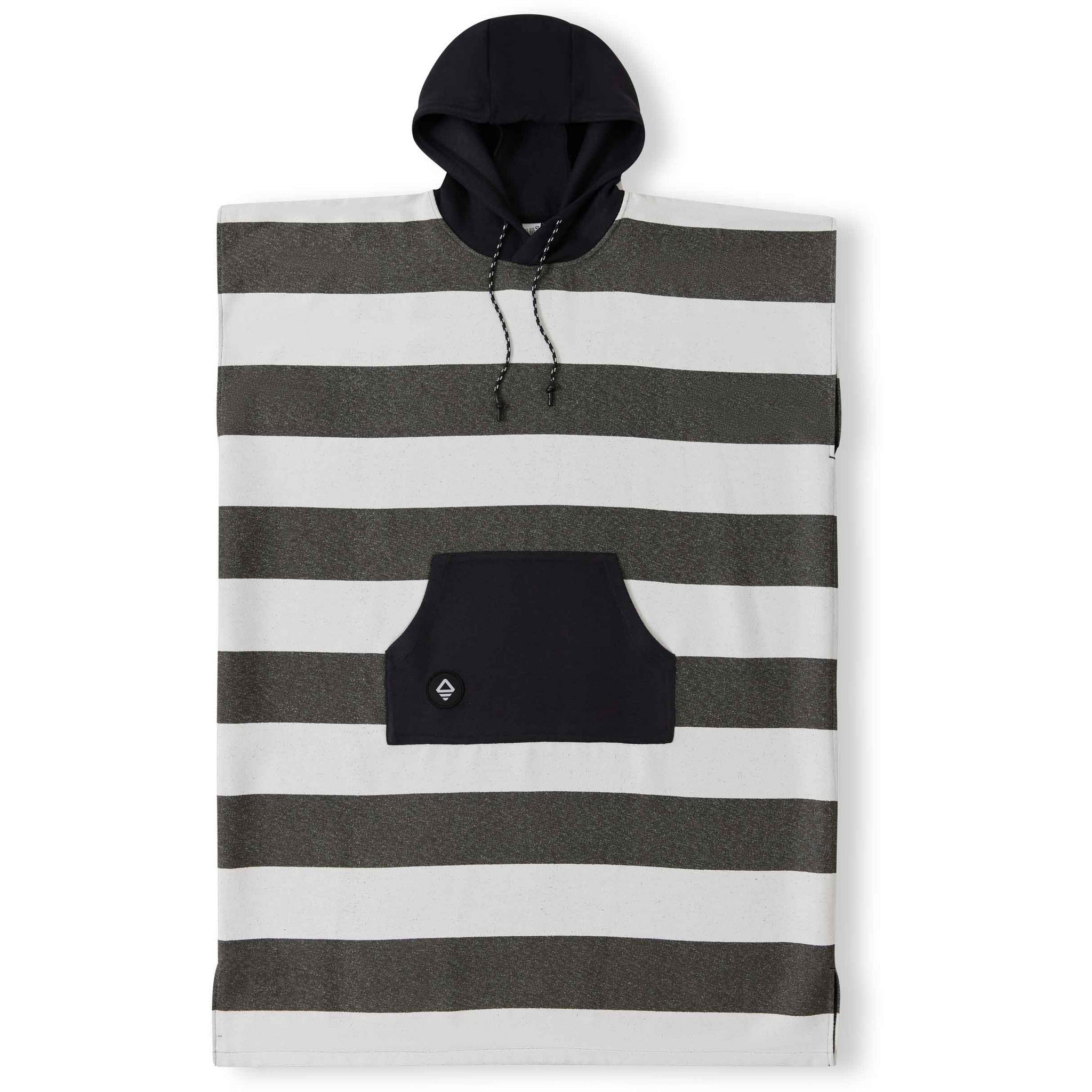 Nomadix Changing Poncho  -  Small/Medium / Stripes Noll Black