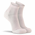Fox River Physical Trainer Lightweight Quarter Crew Socks 2-Pack  -  Medium / White