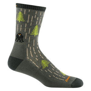Darn Tough Mens Yarn Goblin Micro Crew Lightweight Hiking Socks  -  Large / Forest