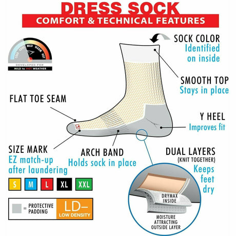 Drymax Dress Over-the-Calf Socks  -